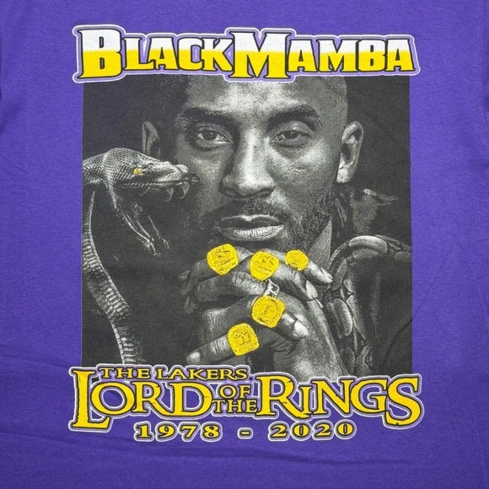 Kobe Bryant LA Los Angeles Lakers 2020 RIP memorial tribute shirt
